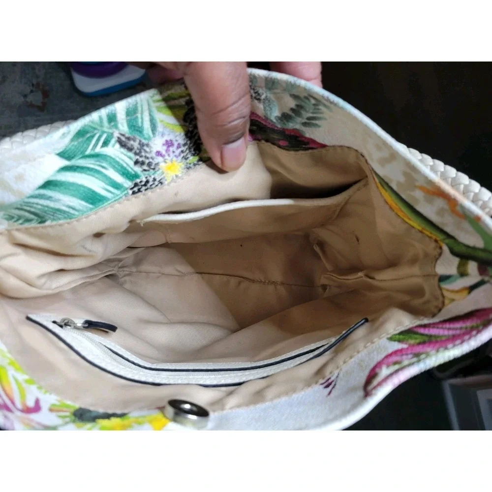 Women's Dana Buchman Tropical Floral Print Shoulder Purse‎